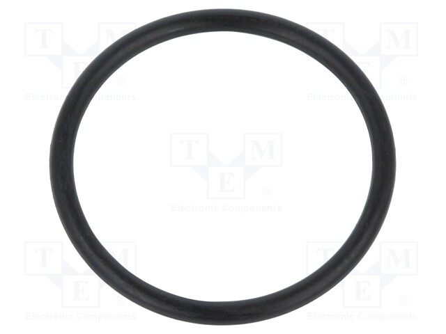 O-ring gasket; NBR; D: 2mm; Øint: 25mm; black; -30÷100°C