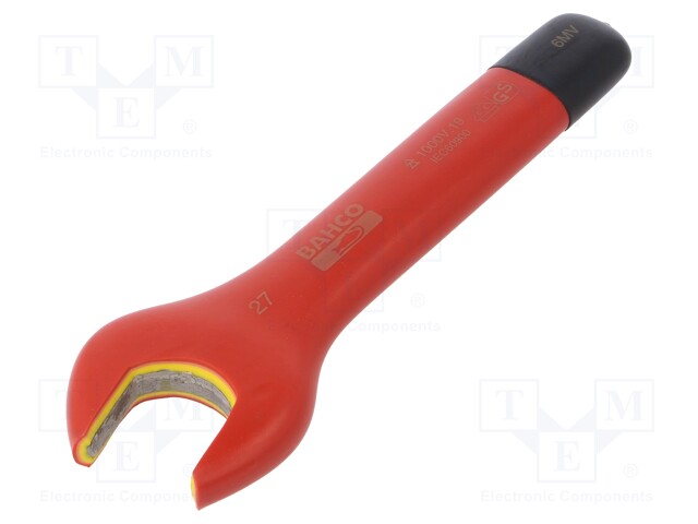 Key; insulated,spanner; 27mm; IEC 60900,VDE; tool steel; 1kV