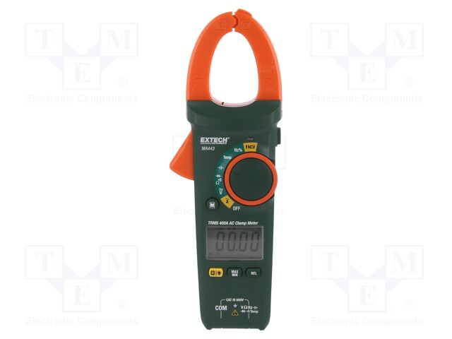 AC digital clamp meter; Øcable: 30mm; LCD (4000),with a backlit