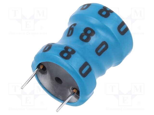 INDUCTOR, 68UH, 10%, 1.2A, RADIAL