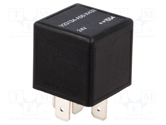 Relay: electromagnetic; SPDT; Ucoil: 24VDC; 45A; automotive; 268Ω