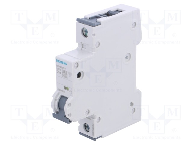 Circuit breaker; 230/400VAC; Inom: 10A; Poles: 1; DIN; Charact: C