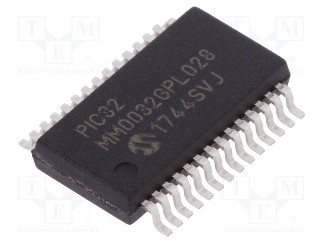 PIC microcontroller; Memory: 64kB; SRAM: 16kB; 2÷3.6VDC; SMD