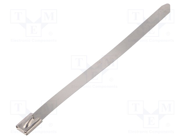 Cable tie; L: 150mm; W: 7.9mm; stainless steel; 1112N; Colour: steel