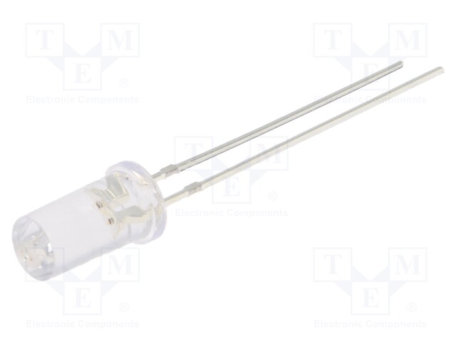 LED; 5mm; orange; 750÷1120mcd; 50°; Front: flat; 1.8÷2.6V; -30÷85°C