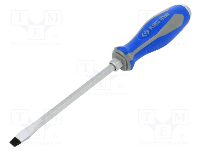 Screwdriver; slot; 8,0x1,2mm; metalworks