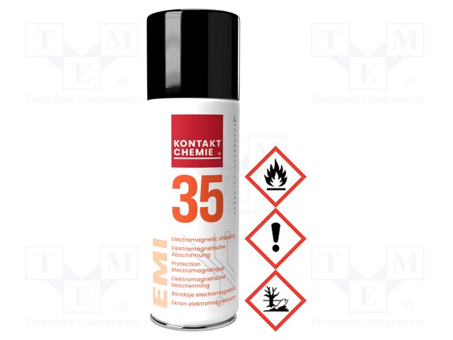 Shielding coating; brown; spray; 0.2l; EMI 35; -40÷95°C