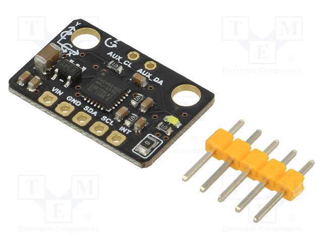 Sensor: position; accelerometer,gyroscope; 3÷5VDC; I2C; MPU-6050