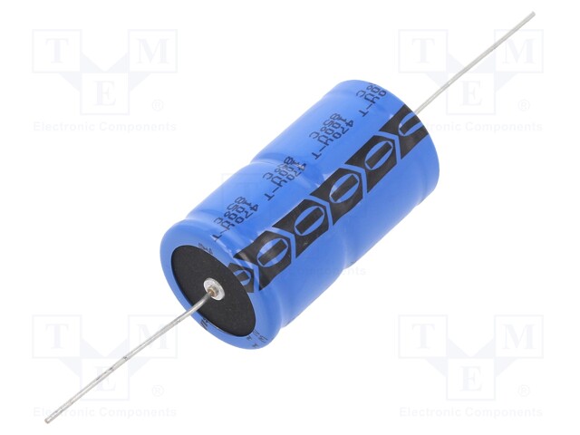 Capacitor: electrolytic; THT; 470uF; 100VDC; Ø21x38mm; Leads: axial