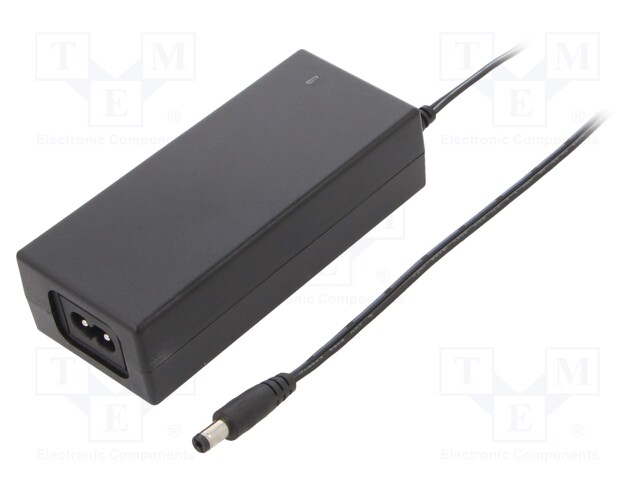 Power supply: switched-mode; 12VDC; 5A; Out: 5,5/2,1; 60W; desktop