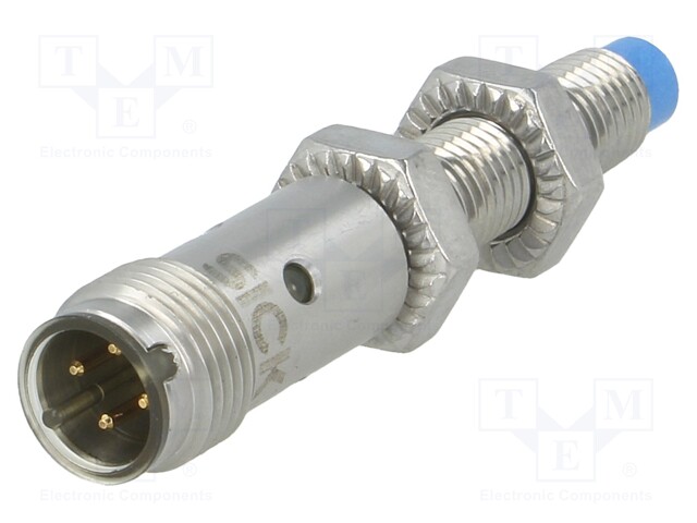 Sensor: inductive; Output conf: PNP / NO; 0÷4mm; 10÷30VDC; M8; IP68