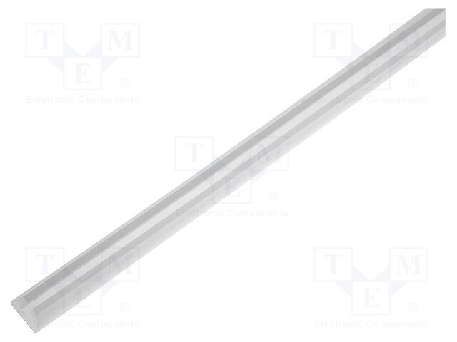 Hole and edge shield; polyetylene; L: 10m; natural; C: 5.07mm