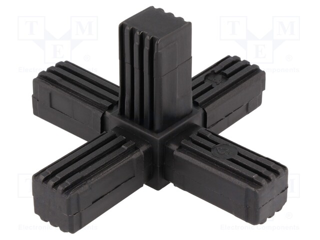 Mounting coupler; for profiles; Mat: polyamide; -30÷100°C; I: 56mm