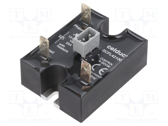 Relay: solid state; Ucntrl: 4÷30VDC; 25A; 12÷280VAC; -40÷100°C