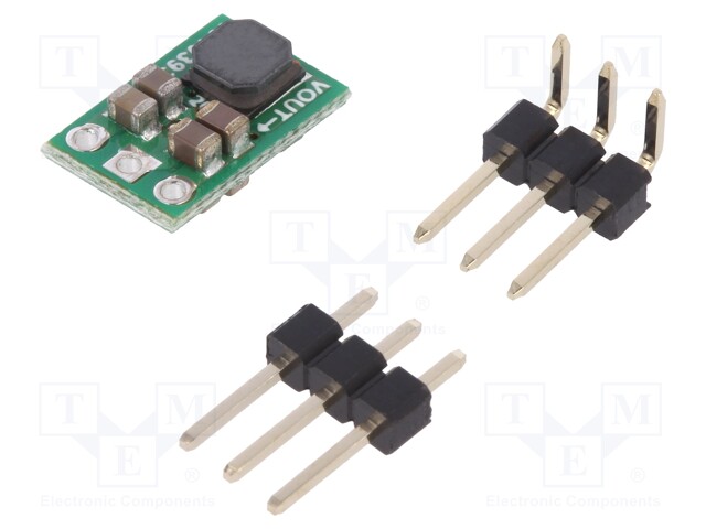 Converter: step up / step down; Uout: 5V; Uin: 2÷16V; 1.5A; 90%