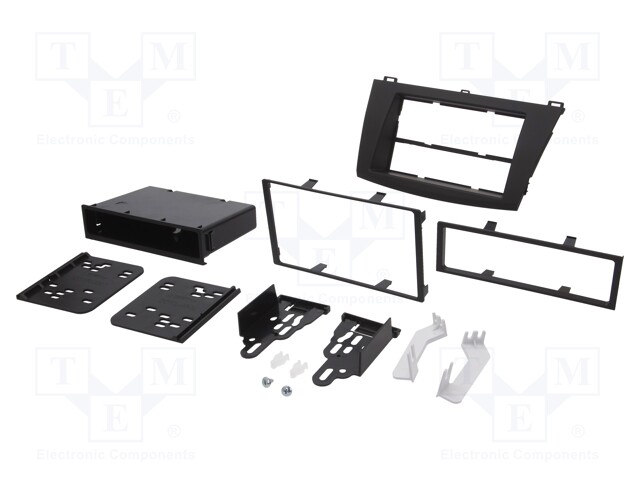 Radio mounting frame; Mazda; 2 DIN; black