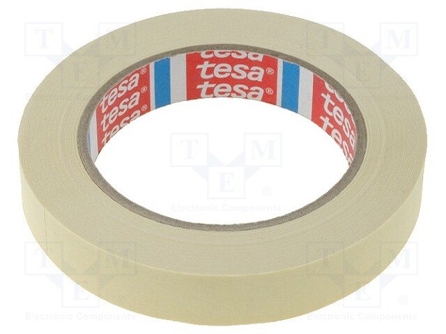 Tape: masking; W: 19mm; L: 50m; D: 130um; natural rubber; 10%