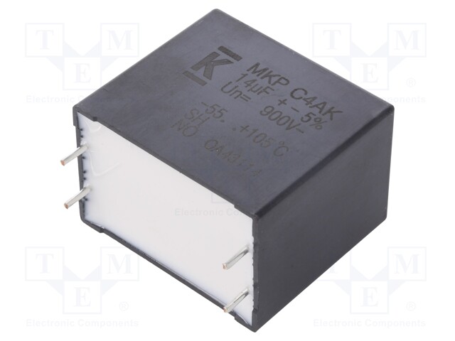 Capacitor: polypropylene; DC-Link; 14uF; ESR: 5.94mΩ; THT; ±5%