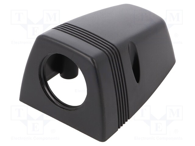 Car lighter socket housing; black