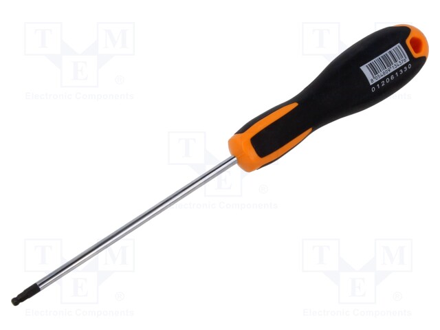 Screwdriver; Allen hex key,spherical; HEX 3mm; EVOX