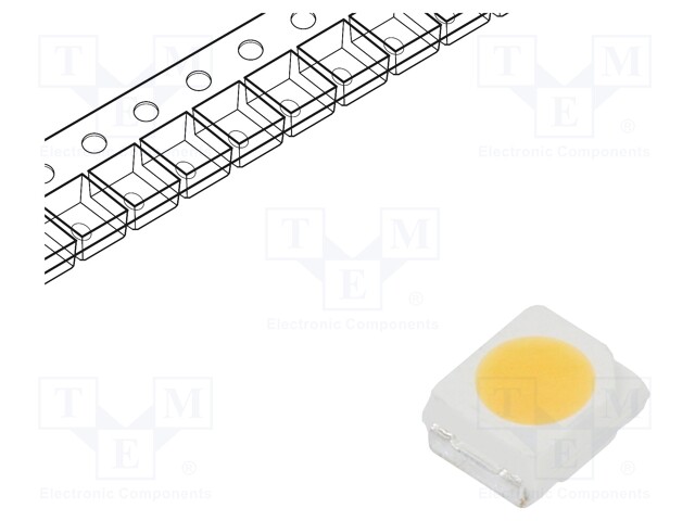 LED; SMD; 3528,PLCC2; white neutral; 6÷10lm; 3850-4250K; 95; 120°