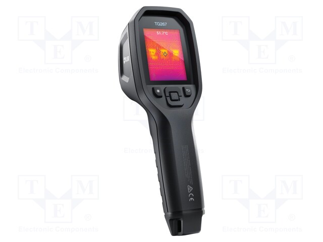 Spot thermal camera; LCD 2,4" (320x240),color; -25÷380°C