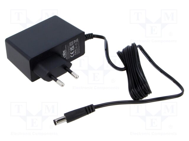 Power supply: switched-mode; mains,plug; 15VDC; 1.6A; 24W; Plug: EU