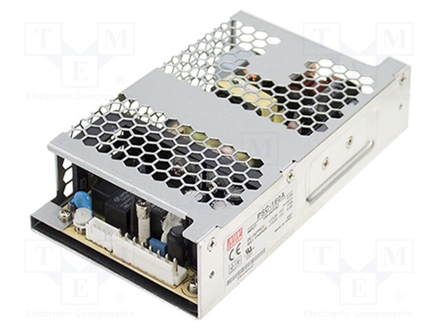 Power supply: buffer; 160W; 127÷370VDC; 90÷264VAC; OUT: 2; 27.6VDC