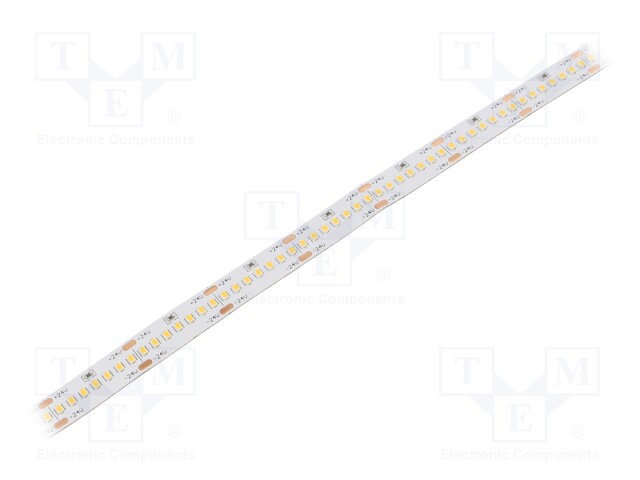 LED tape; white neutral; LED/m: 280; SMD; 2216; 24V; 10mm; white PCB