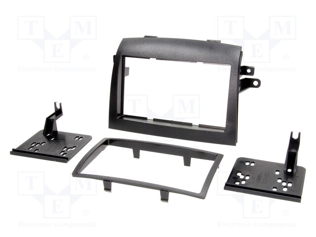 Radio mounting frame; Toyota; 2 DIN; black