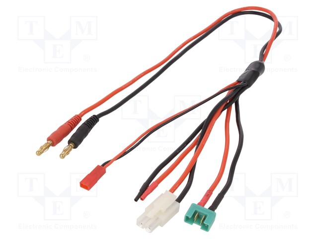 RC accessories: adapter; 450mm; 16AWG; Insulation: silicone