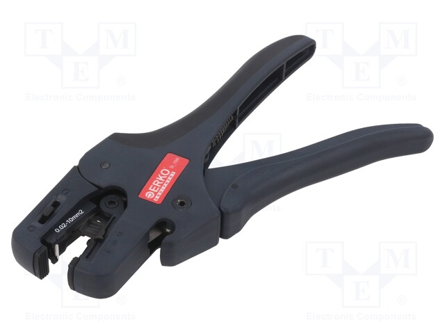 Stripping tool; 0.02÷16mm2; Wire: round,multi-core; 191mm