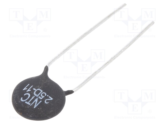 NTC thermistor; THT; 2.5Ω; 12.5mm; -55÷200°C