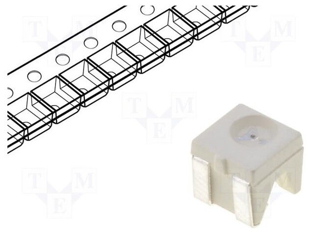 LED; SMD; 4040; green; 40÷90mcd; 4x3.6x4mm; 120°; 2.1÷2.5V; 20mA