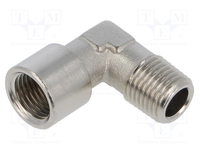 Accessories: threaded fitting; nickel plated brass; max.10bar