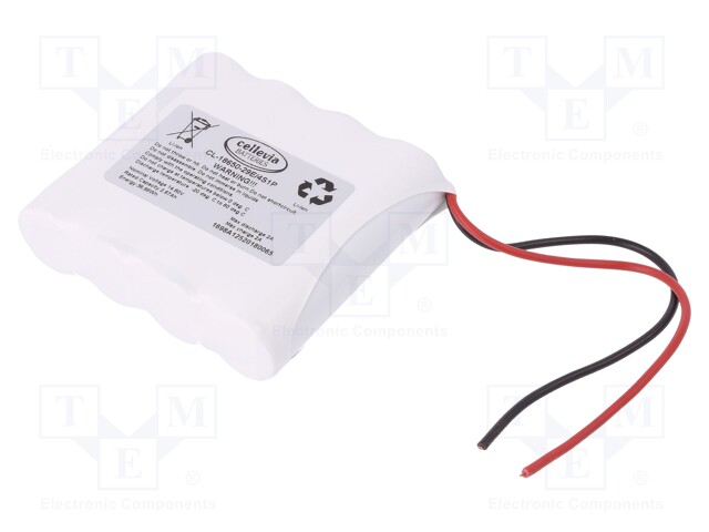 Re-battery: Li-Ion; Cell: SAMSUNG; MR18650; 14.6V; 2670mAh; 150mm