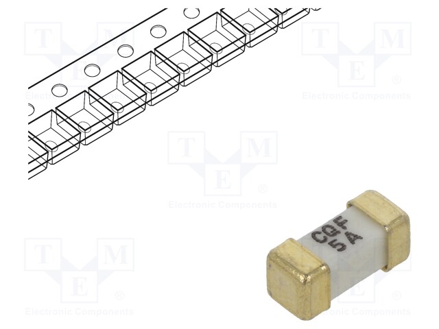 Fuse: fuse; 5A; 125VAC; 125VDC; SMD; ceramic; 6,1x2,6x2,6mm