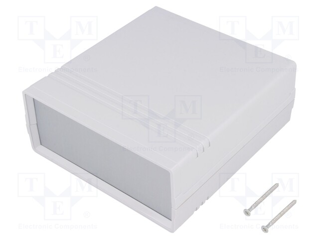 Enclosure: with panel; CAB; X: 129mm; Y: 134mm; Z: 54mm; ABS