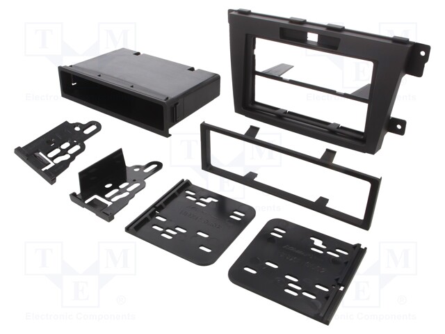 Radio mounting frame; Mazda; 1 DIN,2 DIN; matt black