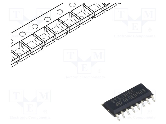 IC: interface; transceiver; RS232,full duplex; 250kbps; TSSOP16