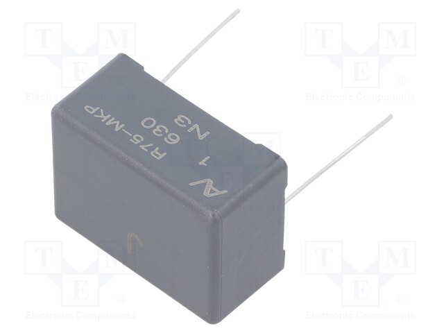 Capacitor: polypropylene; 1uF; 27.5mm; ±5%; 32x15x24mm; -55÷105°C