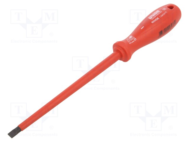 Screwdriver; insulated; slot; 1kVAC