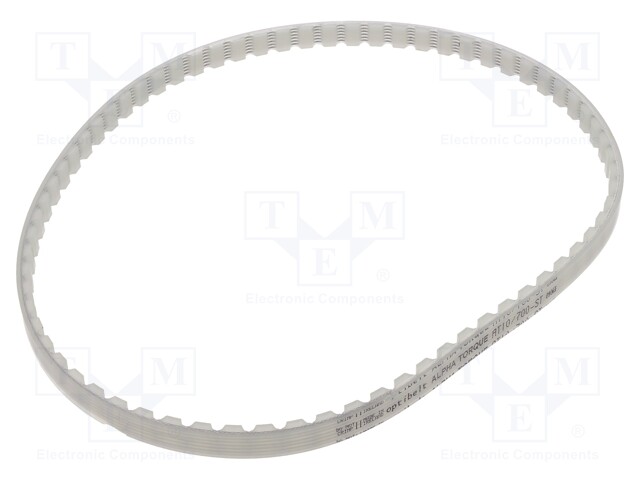 Timing belt; AT10; W: 10mm; H: 5mm; Lw: 700mm; Tooth height: 2.5mm