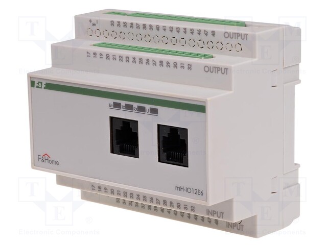 18-channel controller; F&Home; for DIN rail mounting; 24VDC