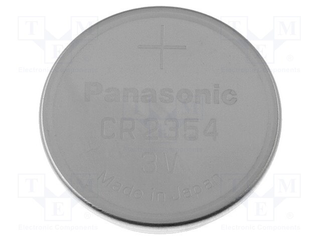 Battery: lithium; 3V; CR2354,coin; Ø23x5.4mm; 560mAh