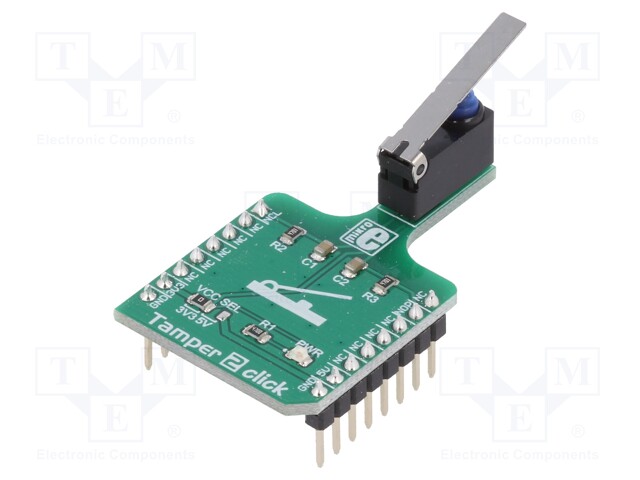 Click board; button; D2HW-A221D; mikroBUS connector; 3.3/5VDC