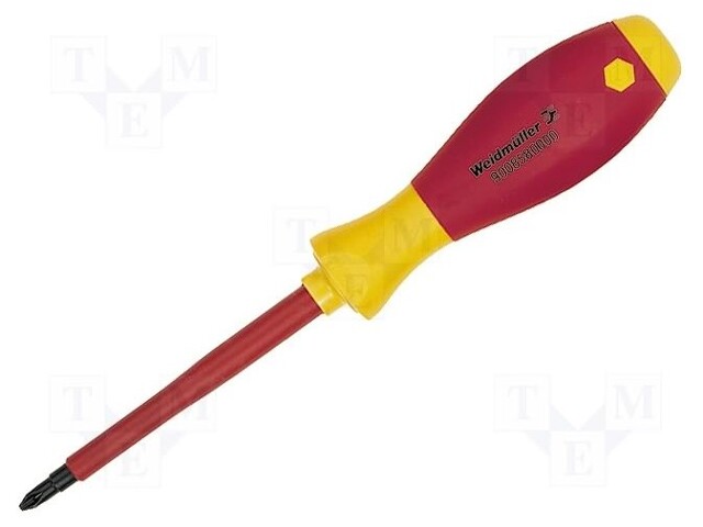 Screwdriver; insulated; Phillips; PH1; Blade length: 80mm; 1kVAC