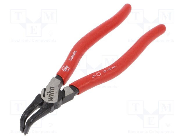 Pliers; internal circlip; Ring: internal; Pliers len: 180mm