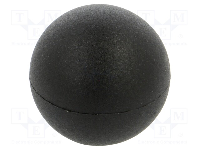 Ball knob; Ø: 20mm; Int.thread: M6; 7.5mm; with tapped bushing