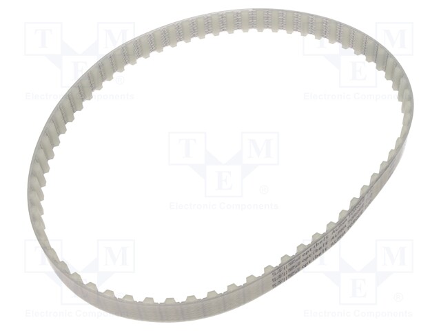 Timing belt; T10; W: 10mm; H: 4.5mm; Lw: 1600mm; Tooth height: 2.5mm